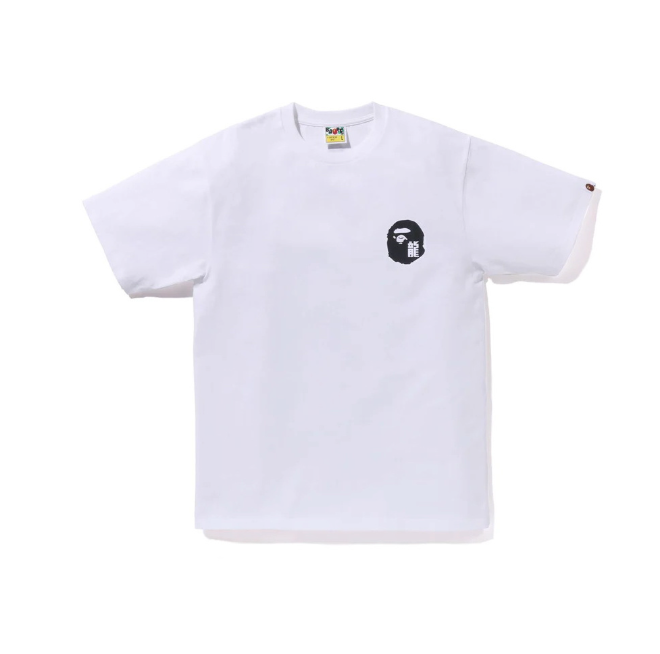 BAPE Chinese New Year "Year of the Dragon" / Rising Dragon Tee in white.