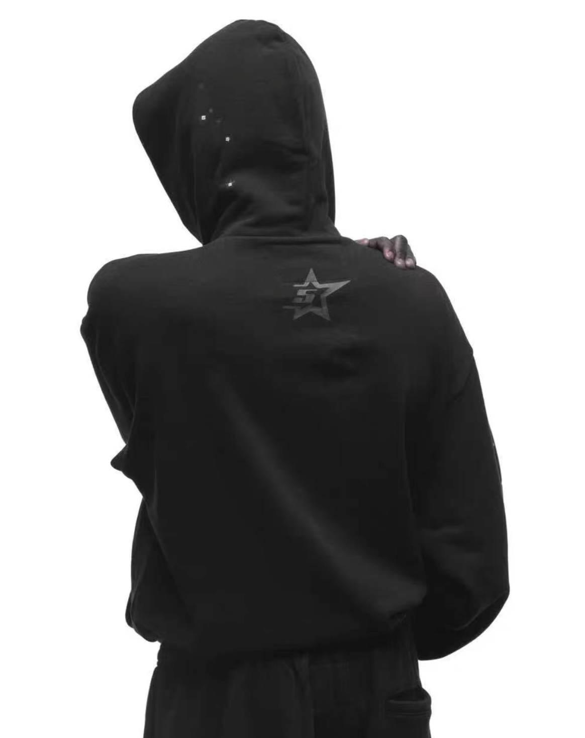 Sp5der Worldwide Rhinestone Hoodie|Black