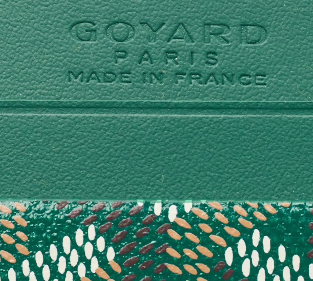GOYARD PLACECARD HOLDER