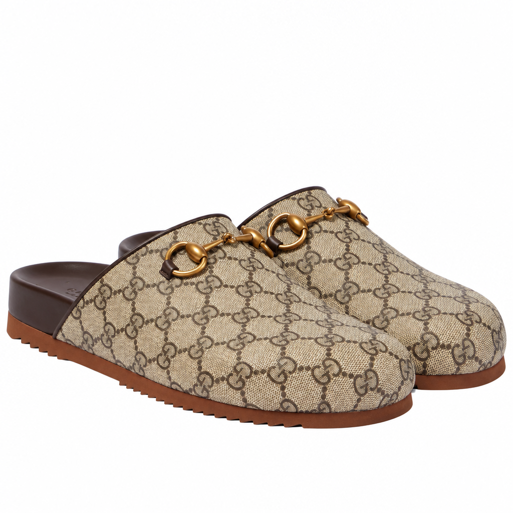 ucci GG Supreme Canvas Mule