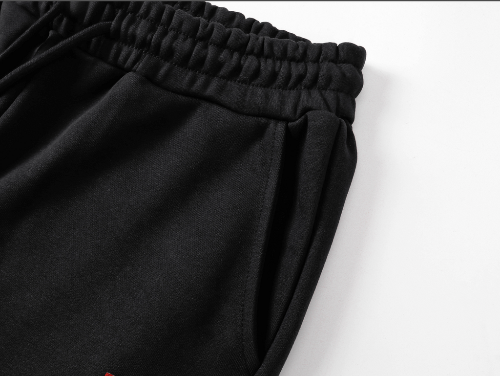 Supreme Satin Applique Sweatpants Black