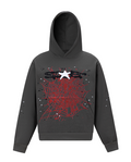 Sp5der "Acapulco" Dark Grey / Red Hoodie