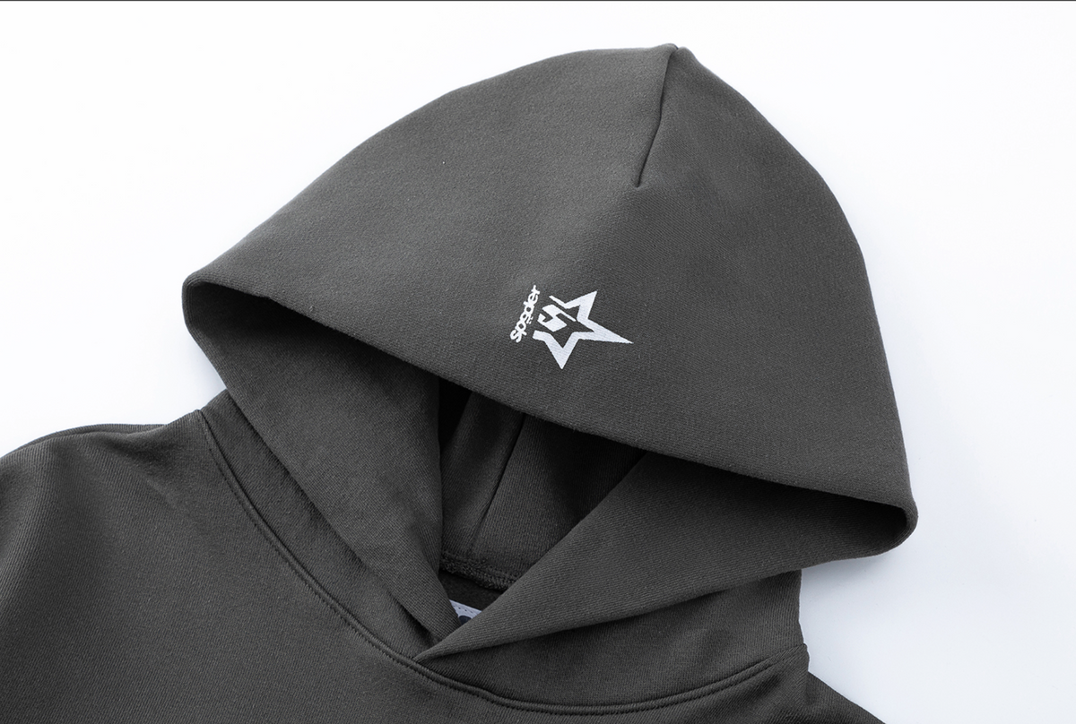 Sp5der "Acapulco" Dark Grey / Red Hoodie